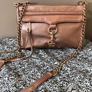 Rebecca Minkoff Mini MAC crossover in Rose Gold